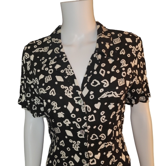 Vintage Dressing Clio M Black White - Picture 2 of 4